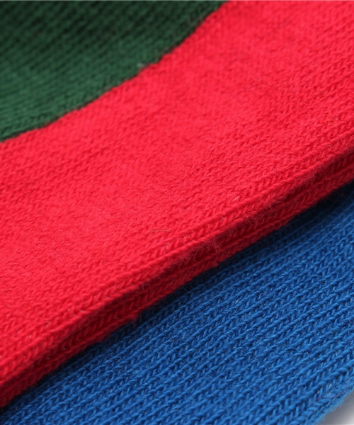 MYSELF ABAHOUSE（マイセルフアバハウス）の「JBS ｶﾗｰﾌﾞﾛｯｸｿｯｸｽ（ソックス/靴下・メンズ・レッド/ブルー・FREE）」の5枚目の写真