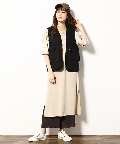 Purple&Yellow（パープルアンドイエロー）の「マルチポケットベスト（ベスト・メンズ・ブラック/ベージュ/レッド・SMALL/MEDIUM/LARGE）」の7枚目の写真