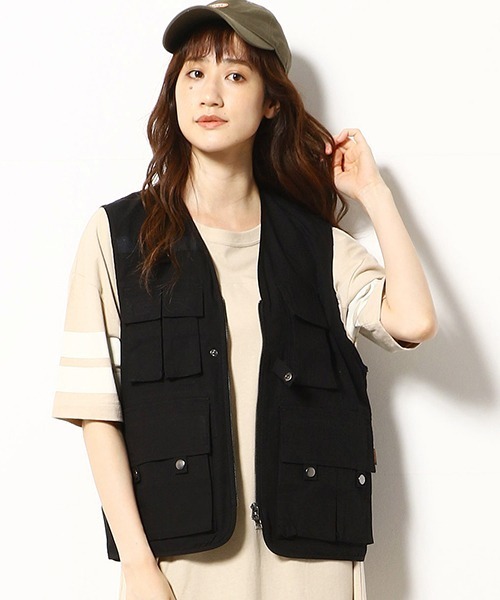 Purple&Yellow（パープルアンドイエロー）の「マルチポケットベスト（ベスト・メンズ・ブラック/ベージュ/レッド・SMALL/MEDIUM/LARGE）」の9枚目の写真