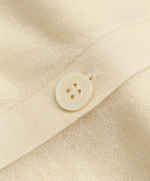 ADAM ET ROPE'（アダムエロペ）の「シルクポリエステルボタンカーディガン（カーディガン/ボレロ・レディース・ブラック/グリーン/キナリ・FREE）」の18枚目の写真