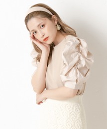 one after another NICE CLAUP | 袖コンシャスボリュームプルオーバー(Tシャツ/カットソー)