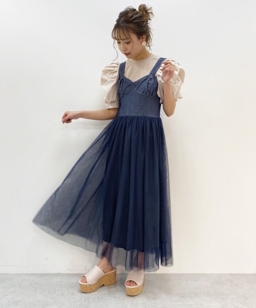 one after another NICE CLAUP（ワンアフターアナザーナイスクラップ）の「袖コンシャスボリュームプルオーバー（Tシャツ/カットソー・レディース・ベージュ/オフホワイト/ブラック・FREE）」の17枚目の写真