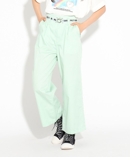 セール クリアベルト付きワイドパンツ その他パンツ Pink Latte ピンクラテ のファッション通販 Zozotown