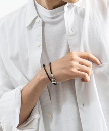 Rocky Monroe（ロッキーモンロー）の「プレート リング チャーム 本革ブレスレット（ブレスレット）」