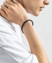 ※青い空※ レザーバングル CXC | Buckle x Leather ブレスレット - アマンオンラインストア