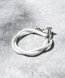 Rocky Monroe（ロッキーモンロー）の「プレート リング チャーム 本革ブレスレット（ブレスレット）」