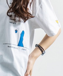 Rocky Monroe（ロッキーモンロー）の「プレート リング チャーム 本革ブレスレット（ブレスレット）」