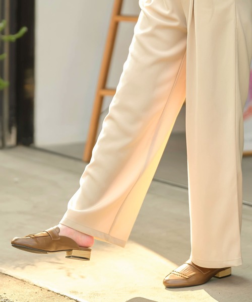 KOBE LETTUCE（コウベレタス）の「フリンジバブーシュ（その他シューズ・レディース・ブラウン/ブラック/ホワイト/バーガンディー・LL/L/S/M）」の3枚目の写真