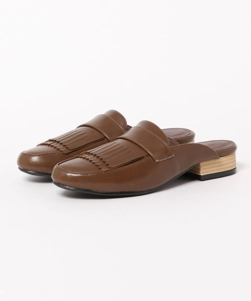 KOBE LETTUCE（コウベレタス）の「フリンジバブーシュ（その他シューズ・レディース・ブラウン/ブラック/ホワイト/バーガンディー・LL/L/S/M）」の8枚目の写真