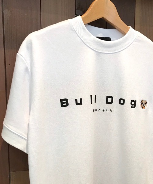 BUCCA 44(ブッカフォーティーフォー)の「【BUCCA 44】BullDogプリントプルオーバー(スウェット・メンズ・ホワイト/ブラック・LARGE/XXX-LARGE/X-LARGE/MEDIUM/XX-LARGE)」の4枚目の写真
