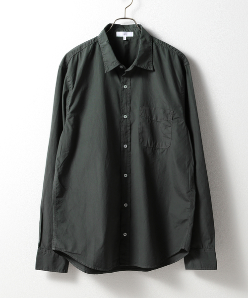 SAVE KHAKI UNITED（セーブカーキユナイテッド）の「SAVE KHAKI UNITED POPLIN STANDARD SHIRT（シャツ/ブラウス・メンズ・ブラック/サファリグリーン/ホワイト/ネイビー/ダークブルー/タン・LARGE/MEDIUM/SMALL/X-SMALL）」の4枚目の写真