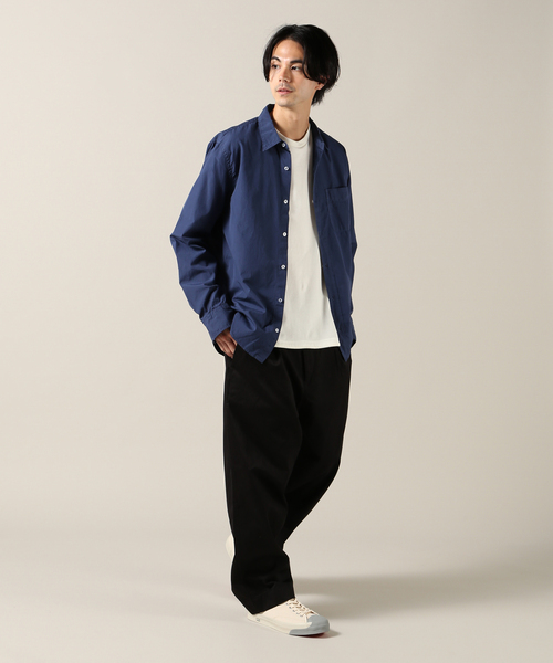 SAVE KHAKI UNITED（セーブカーキユナイテッド）の「SAVE KHAKI UNITED POPLIN STANDARD SHIRT（シャツ/ブラウス・メンズ・ブラック/サファリグリーン/ホワイト/ネイビー/ダークブルー/タン・LARGE/MEDIUM/SMALL/X-SMALL）」の8枚目の写真