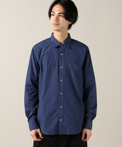 SAVE KHAKI UNITED（セーブカーキユナイテッド）の「SAVE KHAKI UNITED POPLIN STANDARD SHIRT（シャツ/ブラウス・メンズ・ブラック/サファリグリーン/ホワイト/ネイビー/ダークブルー/タン・LARGE/MEDIUM/SMALL/X-SMALL）」の9枚目の写真