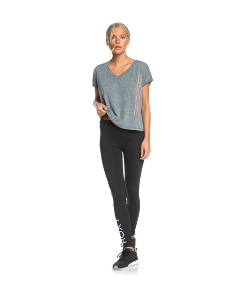 ROXY(ロキシー)の「SUNSHINE SOLDIERS/ロキシー 半袖 Tシャツ ジム ヨガ フィットネス ランニング ルームウェアにも(Tシャツ/カットソー・レディース・ホワイト/ブラック/ピンク・SMALL/MEDIUM/X-SMALL)」の9枚目の写真