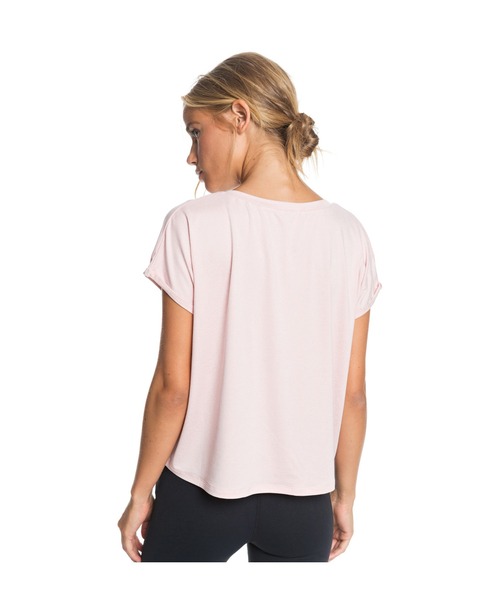 ROXY(ロキシー)の「SUNSHINE SOLDIERS/ロキシー 半袖 Tシャツ ジム ヨガ フィットネス ランニング ルームウェアにも(Tシャツ/カットソー・レディース・ホワイト/ブラック/ピンク・SMALL/MEDIUM/X-SMALL)」の14枚目の写真