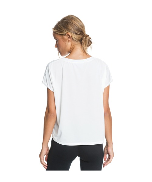 ROXY(ロキシー)の「SUNSHINE SOLDIERS/ロキシー 半袖 Tシャツ ジム ヨガ フィットネス ランニング ルームウェアにも(Tシャツ/カットソー・レディース・ホワイト/ブラック/ピンク・SMALL/MEDIUM/X-SMALL)」の15枚目の写真