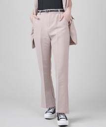 SPINNS | 【ヒルナンデス!紹介商品】【14 color】美脚センタープレスカラーフレアスラックスパンツ(スラックス)