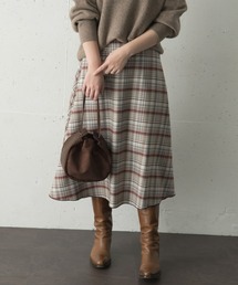 URBAN RESEARCH ROSSO WOMEN | チェックミディフレアスカート(スカート)