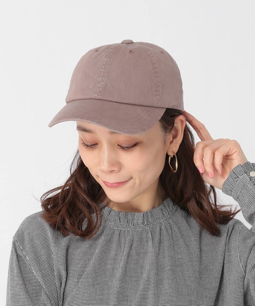 studio CLIP（スタディオクリップ）の「ナチュラルダイキャップ（キャップ・レディース・グレー/ベージュ/ブルー/ピンク・FREE）」の2枚目の写真