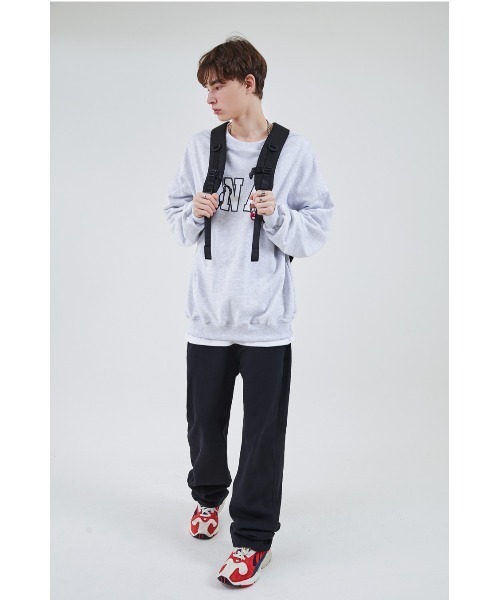 ONA(オーエヌエー)の「『ONA/オーエヌエー』BULLDOG CURVE LINE LOGO SWEATSHIRT/ブルドッグ カーブライン ロゴスウェットシャツ トレーナー(スウェット・メンズ・グレー/レッド/ブラック/ライトグレー・M/L)」の21枚目の写真