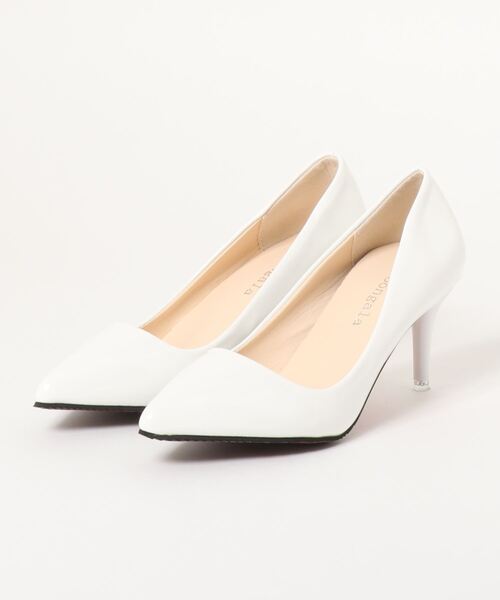 STYLEBLOCK(スタイルブロック)の「エナメルポインテッドトゥパンプス(パンプス・レディース・ピンク/ベージュ系その他/ホワイト/ブラック/レッド・38/39/37/35/36/34/40)」の6枚目の写真