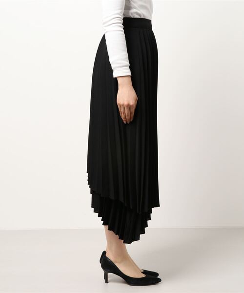 mici（ミチ）の「(mici)プリーツスカート（スカート・レディース・ブラック/グレー・SMALL/MEDIUM）」の3枚目の写真