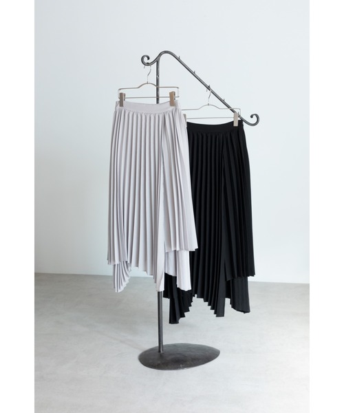 mici（ミチ）の「(mici)プリーツスカート（スカート・レディース・ブラック/グレー・SMALL/MEDIUM）」の8枚目の写真
