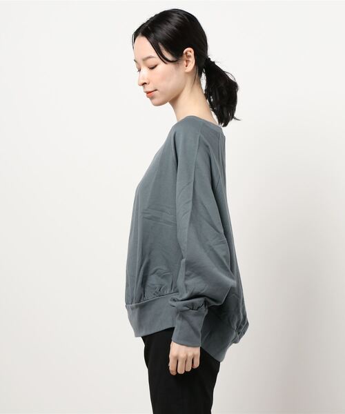 KOBE LETTUCE（コウベレタス）の「ドルマンスウェットトップス（スウェット・レディース・ブラック系その他/グレイッシュベージュ/ミント/オフホワイト・FREE）」の5枚目の写真