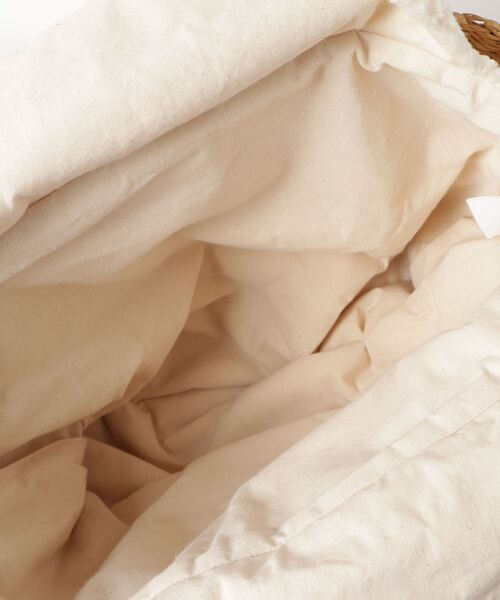 MUUN(ムーニュ)の「MUUN CABA G STRAW BAG(トートバッグ・レディース・ホワイト・ONE SIZE)」の4枚目の写真