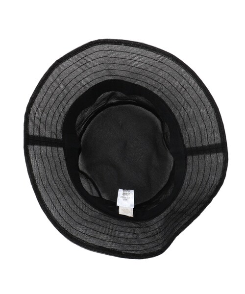 AG by aquagirl（エージーバイアクアガール）の「◆オーガンジーバケハ（ハット・レディース・ブラック/ライトベージュ・00）」の8枚目の写真