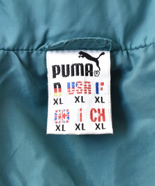 ヴィンテージ古着】90's PUMA/プーマ 切替 フルジップ ナイロン