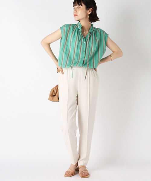 FABIO RUSCONI（ファビオルスコーニ）の「【FABIO RUSCONI/ ファビオルスコーニ】スキニーラインサンダル（サンダル・レディース・ブラック/ベージュ・38/37/36）」の5枚目の写真