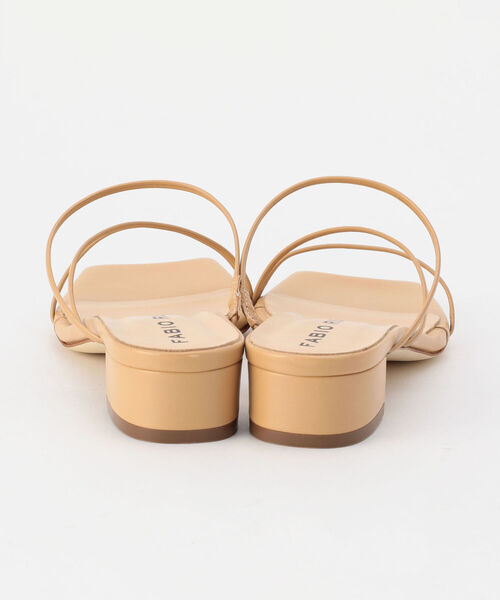 FABIO RUSCONI（ファビオルスコーニ）の「【FABIO RUSCONI/ ファビオルスコーニ】スキニーラインサンダル（サンダル・レディース・ブラック/ベージュ・38/37/36）」の17枚目の写真