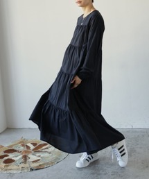 Auntie Rosa Holiday | ティアードロングワンピース(ワンピース)