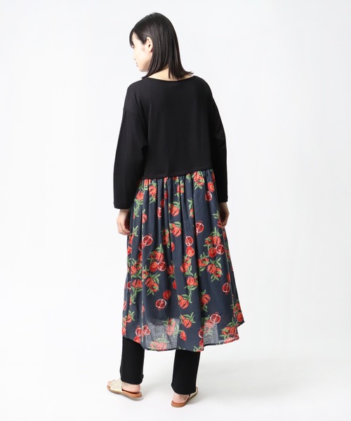 salle de bal(サルデバル)の「∴ 【 LITTLEMARKET / リトルマーケット 】 フルーツドッキングワンピース FRH(ワンピース・レディース・ブラック/ベージュ/ネイビー・FREE)」の19枚目の写真