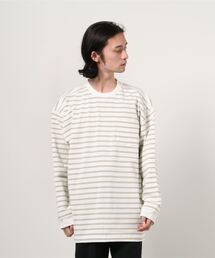 BALLAST ARK | BALLAST ARK / バラストアーク：BIG SIZE BORDER L/S TEE：BA03-T001[AST](Tシャツ/カットソー)