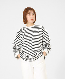 BALLAST ARK | BALLAST ARK / バラストアーク：BIG SIZE BORDER L/S TEE：BA03-T001[AST](Tシャツ/カットソー)