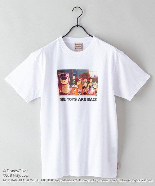 Disney（ディズニー）の「【TOY STORY/トイ・ストーリー】　プリントＴシャツ（Tシャツ/カットソー・メンズ・ホワイト/ブラック/ベージュ/ホワイト系その他・SMALL/MEDIUM/LARGE/X-LARGE）」の2枚目の写真