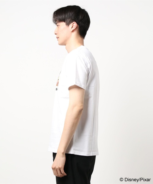 Disney（ディズニー）の「【TOY STORY/トイ・ストーリー】　プリントＴシャツ（Tシャツ/カットソー・メンズ・ホワイト/ブラック/ベージュ/ホワイト系その他・SMALL/MEDIUM/LARGE/X-LARGE）」の9枚目の写真