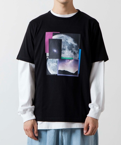 WEGO（ウィゴー）の「WEGO/フォトプリント半袖Tシャツ（Tシャツ/カットソー・メンズ・ホワイト/ブラック・SMALL/MEDIUM/LARGE/X-LARGE）」の8枚目の写真