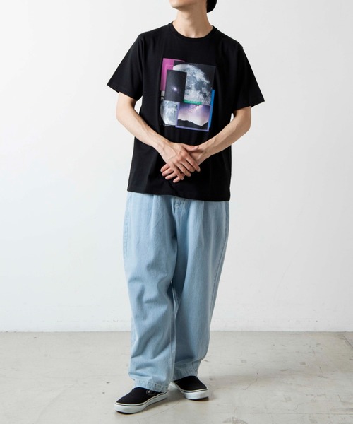 WEGO（ウィゴー）の「WEGO/フォトプリント半袖Tシャツ（Tシャツ/カットソー・メンズ・ホワイト/ブラック・SMALL/MEDIUM/LARGE/X-LARGE）」の15枚目の写真