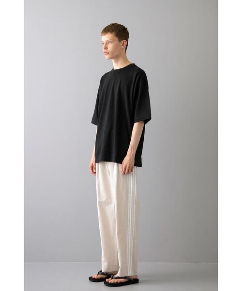 MONKEY TIME（モンキータイム）の「＜monkey time＞ TC/PONTI OUT SEAM TEE/Tシャツ（Tシャツ/カットソー・メンズ・ブラック/ベージュ/マスタード・SMALL/MEDIUM/LARGE/X-LARGE）」の10枚目の写真