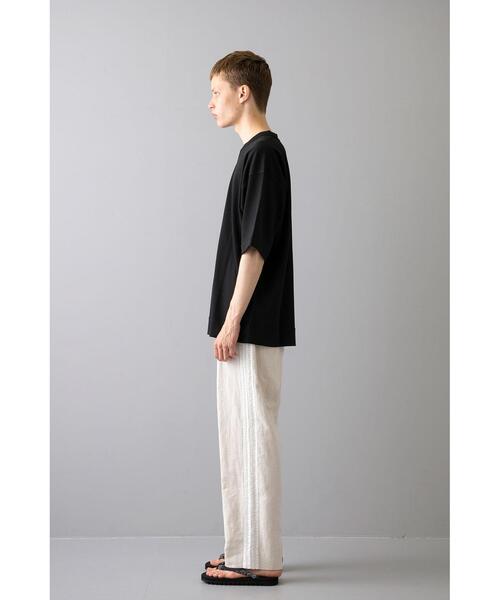 MONKEY TIME（モンキータイム）の「＜monkey time＞ TC/PONTI OUT SEAM TEE/Tシャツ（Tシャツ/カットソー・メンズ・ブラック/ベージュ/マスタード・SMALL/MEDIUM/LARGE/X-LARGE）」の5枚目の写真