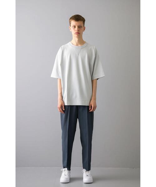 MONKEY TIME（モンキータイム）の「＜monkey time＞ TC/PONTI OUT SEAM TEE/Tシャツ（Tシャツ/カットソー・メンズ・ブラック/ベージュ/マスタード・SMALL/MEDIUM/LARGE/X-LARGE）」の9枚目の写真