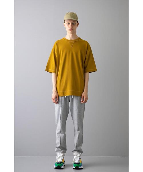 MONKEY TIME（モンキータイム）の「＜monkey time＞ TC/PONTI OUT SEAM TEE/Tシャツ（Tシャツ/カットソー・メンズ・ブラック/ベージュ/マスタード・SMALL/MEDIUM/LARGE/X-LARGE）」の16枚目の写真