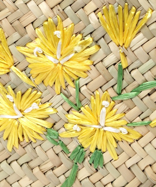 studio CLIP（スタディオクリップ）の「刺繍フラワーカゴバッグ（かごバッグ・レディース・ピンク/イエロー/パープル・FREE）」の14枚目の写真