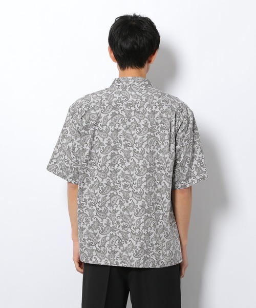 LAKOLE（ラコレ）の「コットン×レーヨンプリントシャツ / 941187（シャツ/ブラウス・メンズ・ベージュ/グレー/アイボリー/ブルー/ブラック/チャコール・MEDIUM/LARGE）」の16枚目の写真