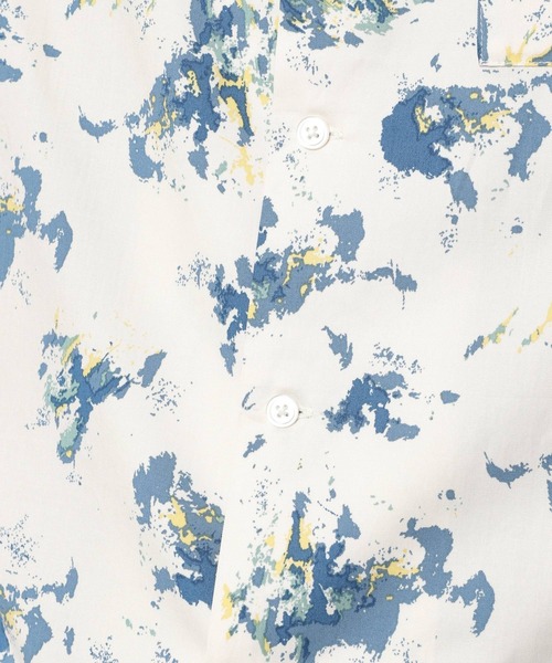 LAKOLE（ラコレ）の「コットン×レーヨンプリントシャツ / 941187（シャツ/ブラウス・メンズ・ベージュ/グレー/アイボリー/ブルー/ブラック/チャコール・MEDIUM/LARGE）」の17枚目の写真