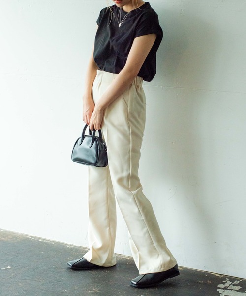 WEGO(ウィゴー)の「WEGO/【ZOZOTOWN&一部店限定】コットンノースリーブTシャツ(タンクトップ・レディース・ホワイト/スミクロ/ホワイト系その他5/ブルー系その他5/ライトブラウン/ブラック/グリーン/パープル/ワイン・FREE)」の22枚目の写真