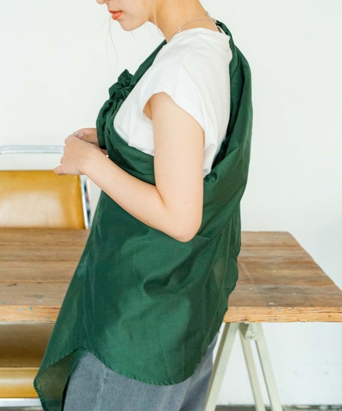 WEGO(ウィゴー)の「WEGO/【ZOZOTOWN&一部店限定】コットンノースリーブTシャツ(タンクトップ・レディース・ホワイト/スミクロ/ホワイト系その他5/ブルー系その他5/ライトブラウン/ブラック/グリーン/パープル/ワイン・FREE)」の17枚目の写真